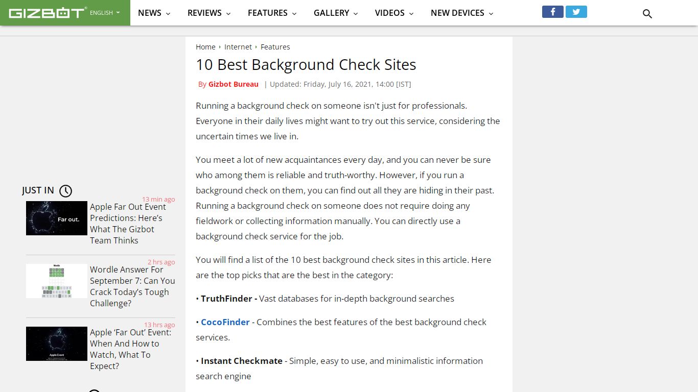 10 Best Free Criminal Background Check Services Online - Gizbot